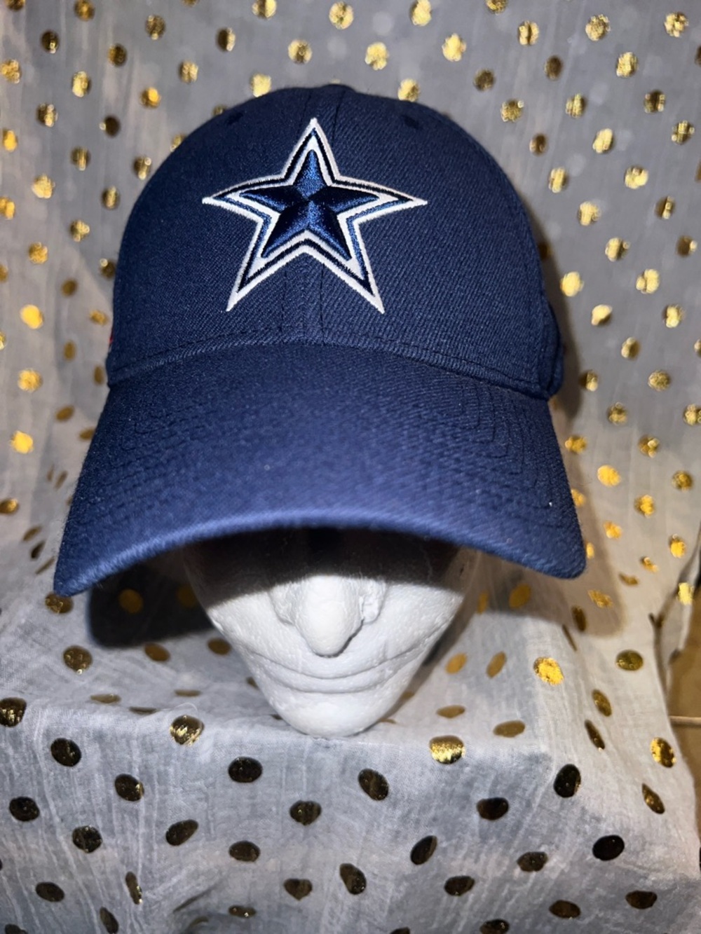 Cowboys Navy Baseball Cap with Star Patch